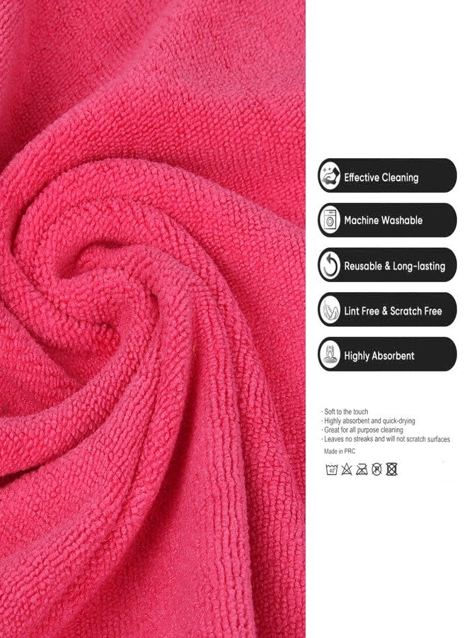 Cutting EDGE Soft Microfiber Cleaning Cloth Thick Lint & Scratch Free Multipurpose Perfect for Home Appliances & Kitchen Cleaning Both Interior and Exterior -Pack of 4 (Multicolor, 40 X 30 Cm) - Image 3